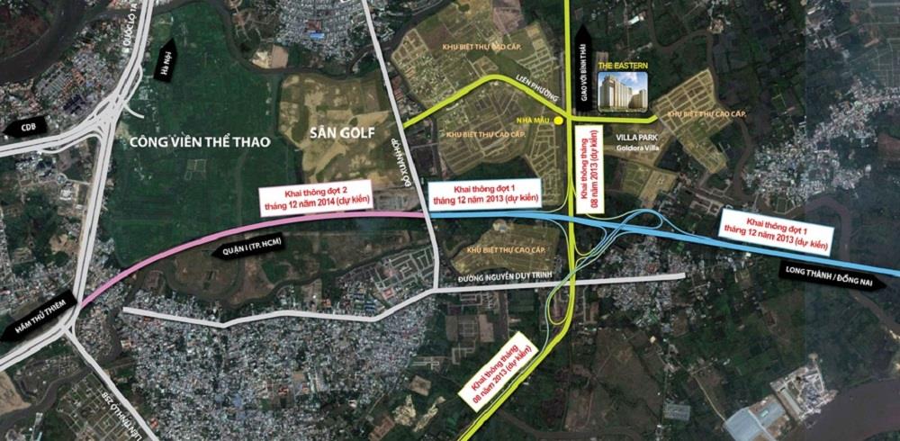 Vị Trí Tọa Lạc Đắc Địa THE EASTERN QUẬN 9